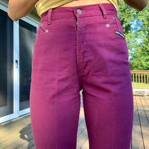 Fuschia Vintage Rocky Mountain Jeans